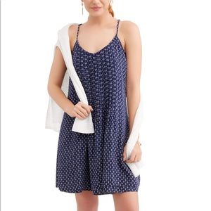 Blue Sapphire Print Dress